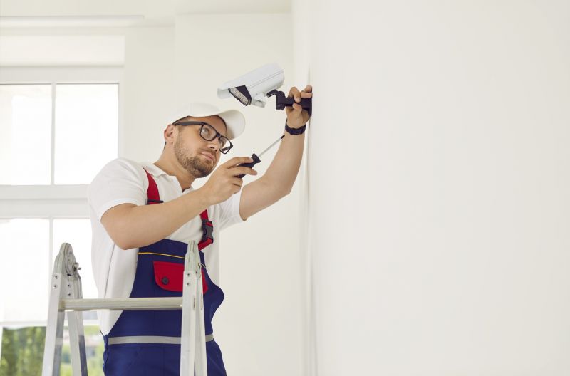 Professional Installer at Work